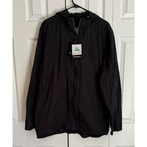 Puma Ferrari Nightcat Black Jacket Windcell 360 Reflectivity Men's Size Large